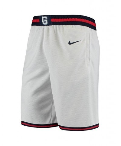 Men's White Gonzaga Bulldogs Limited Basketball Performance Shorts $38.49 Shorts