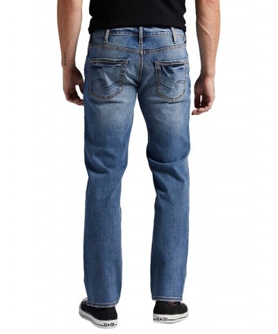 Men's Allan Slim Fit Straight Leg Jeans Blue $29.88 Jeans