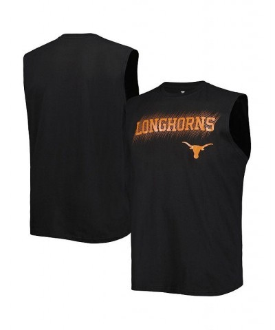 Men's Black Texas Longhorns Big and Tall Tank Top $22.39 T-Shirts