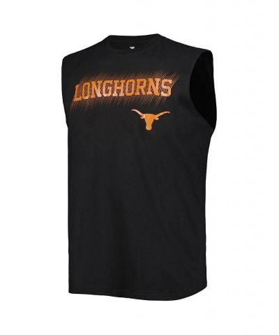 Men's Black Texas Longhorns Big and Tall Tank Top $22.39 T-Shirts