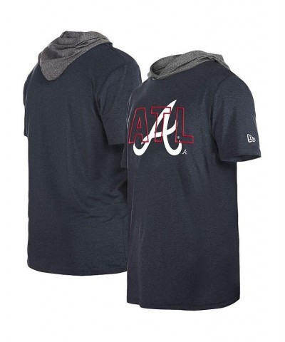 Men's Navy Atlanta Braves Team Hoodie T-shirt $22.55 T-Shirts