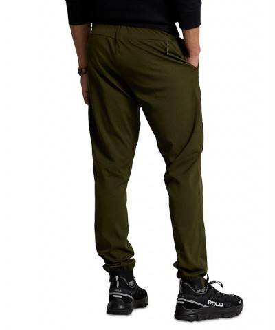 Men's Slim Fit Stretch Twill Jogger Pants Green $54.34 Pants