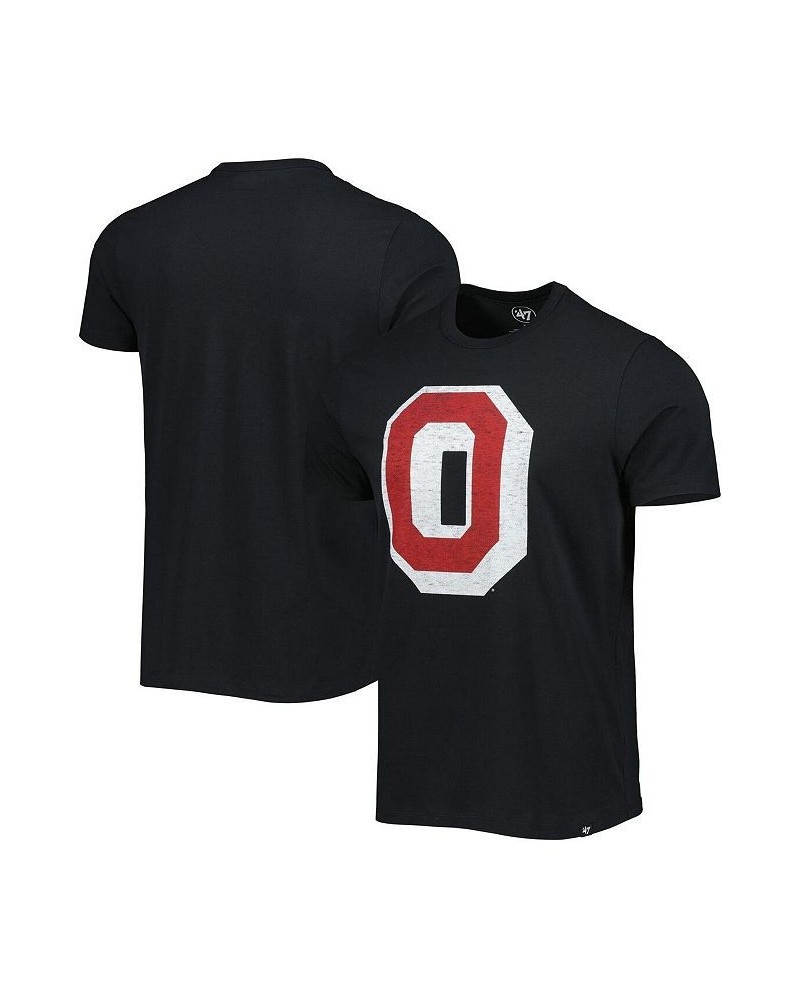 Men's Black Ohio State Buckeyes Premier Franklin Logo T-shirt $22.50 T-Shirts