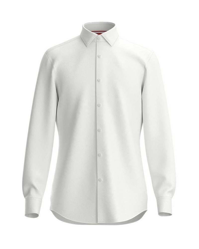 Men's Slim Fit Kenno Solid Dress Shirt White $69.00 Dress Shirts