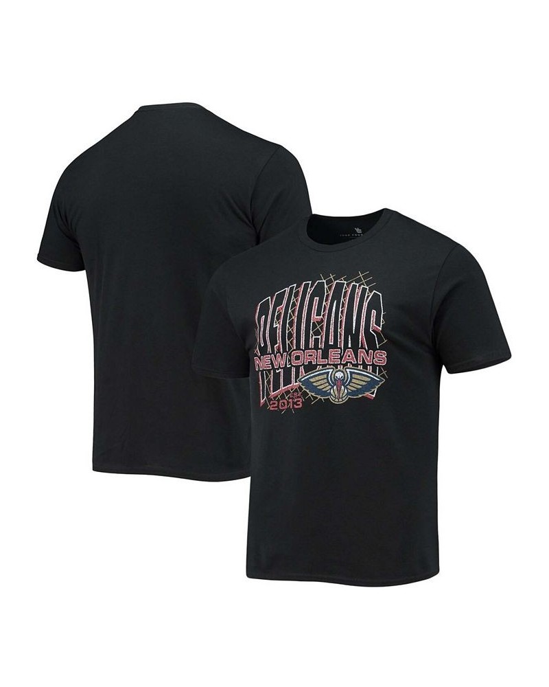 Men's Black New Orleans Pelicans Playground T-shirt $20.25 T-Shirts