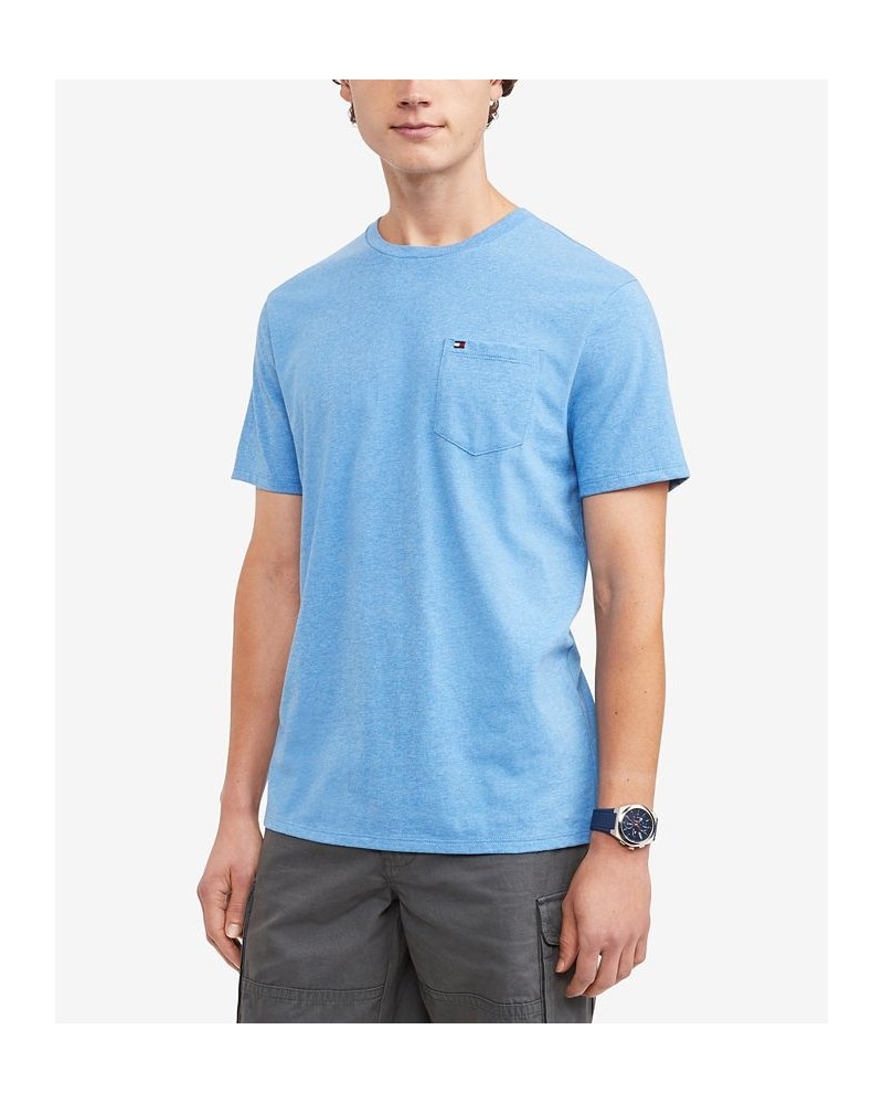 Men's Short-Sleeve Crewneck T-Shirt Blue $15.51 T-Shirts