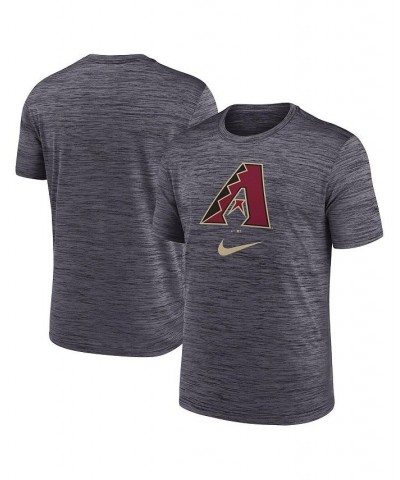 Men's Black Arizona Diamondbacks Logo Velocity Performance T-shirt $22.50 T-Shirts