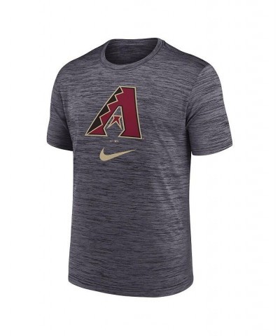 Men's Black Arizona Diamondbacks Logo Velocity Performance T-shirt $22.50 T-Shirts