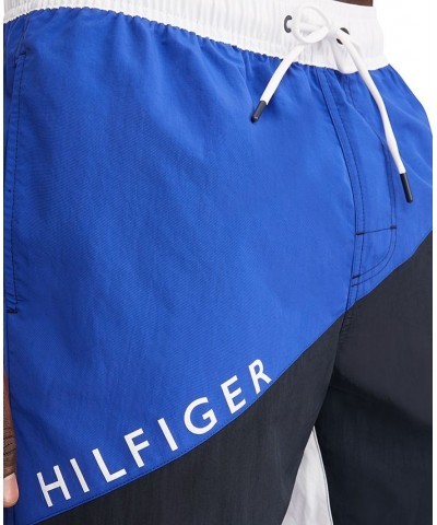 Men's Colorblocked Drawstring 7" Swim Trunks PD02 $22.55 Swimsuits