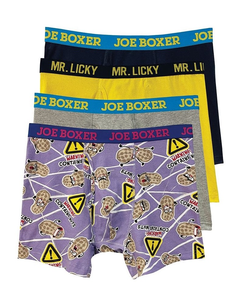 Men's Peanuts Boxer Briefs, Pack of 4 Multi $25.44 Underwear