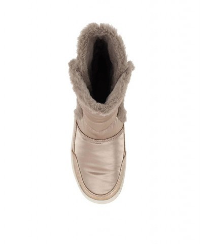 Women's Magic Water-Resistant Cold Weather Boots Tan/Beige $62.55 Shoes