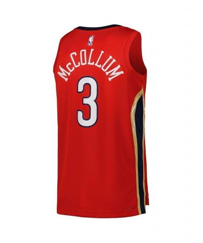 Men's Brand CJ McCollum Red New Orleans Pelicans 2022/23 Statement Edition Swingman Jersey $46.80 Jersey