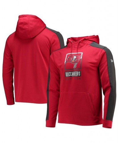 Men's Red Tampa Bay Buccaneers Combine Authentic Rise Pullover Hoodie $25.85 Sweatshirt