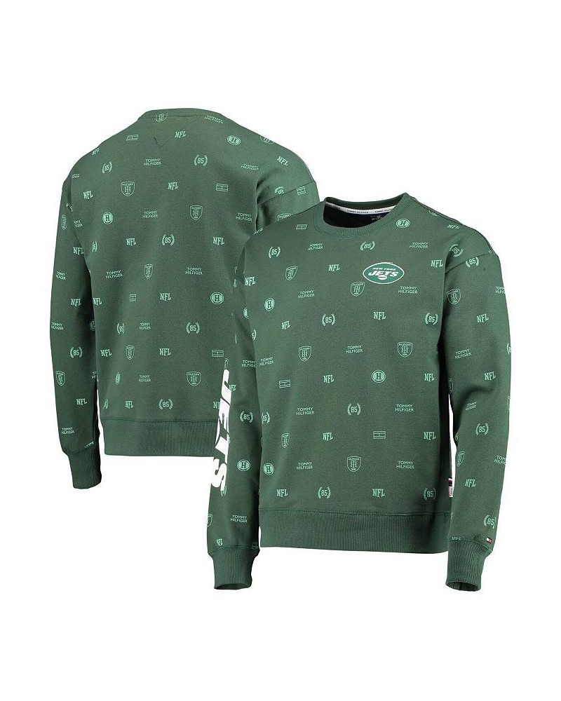 Men's Green New York Jets Reid Graphic Pullover Sweatshirt $38.49 Sweatshirt