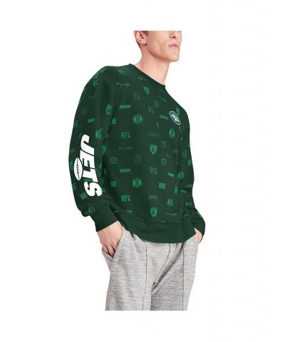 Men's Green New York Jets Reid Graphic Pullover Sweatshirt $38.49 Sweatshirt