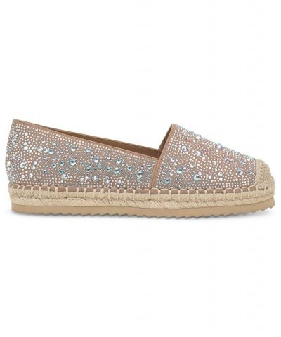 Women's Hilldie Embellished Espadrille Flats American Flag $42.07 Shoes