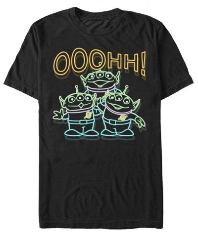 Disney Pixar Men's Toy Story Neon Aliens Ooohh Short Sleeve T-Shirt Black $18.19 T-Shirts