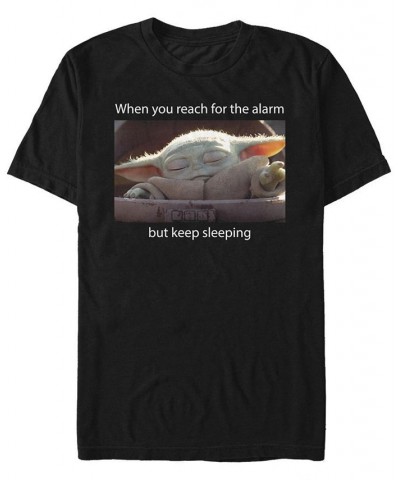 Men's Sleep Meme Short Sleeve Crew T-shirt Black $15.40 T-Shirts