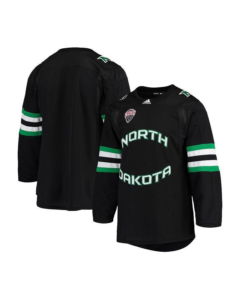 Men's Black North Dakota Alternate Hockey Jersey $43.40 Jersey