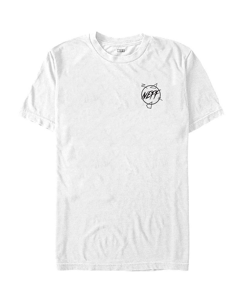 Men's NEFF Safari Minds Short Sleeve T-shirt White $20.99 T-Shirts