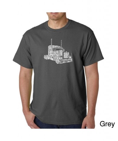 Mens Word Art T-Shirt - Keep on Truckin Gray $20.29 T-Shirts