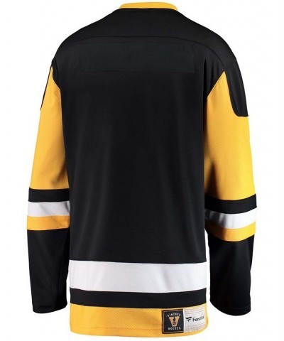 Men's Black Pittsburgh Penguins Premier Breakaway Heritage Blank Jersey $32.10 Jersey