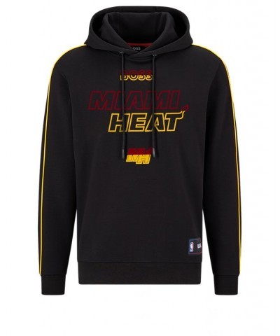 BOSS x NBA Men's Miami Heat Hoodie Black $50.23 Sweatshirt