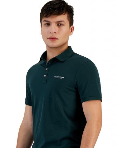 Men's Milano/New York Jersey Polo Shirt Green $32.20 Polo Shirts