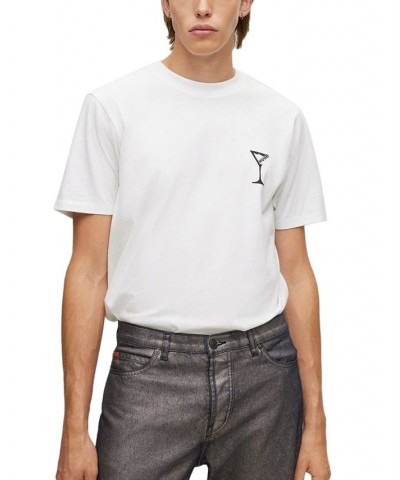 Hugo Boss Men's Destive Relaxed-Fit Party Logo Graphic T-Shirt White $33.51 T-Shirts