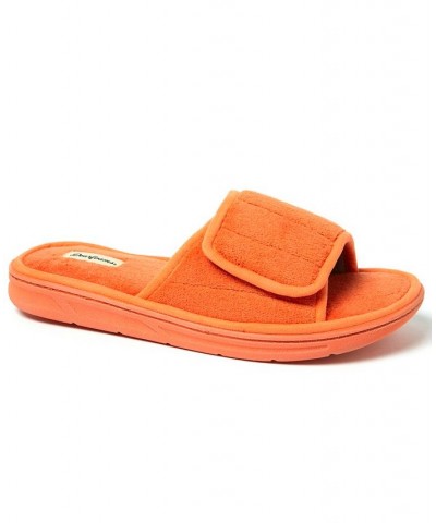 Men's Collin Terry Slide Slippers Orange $25.92 Shoes