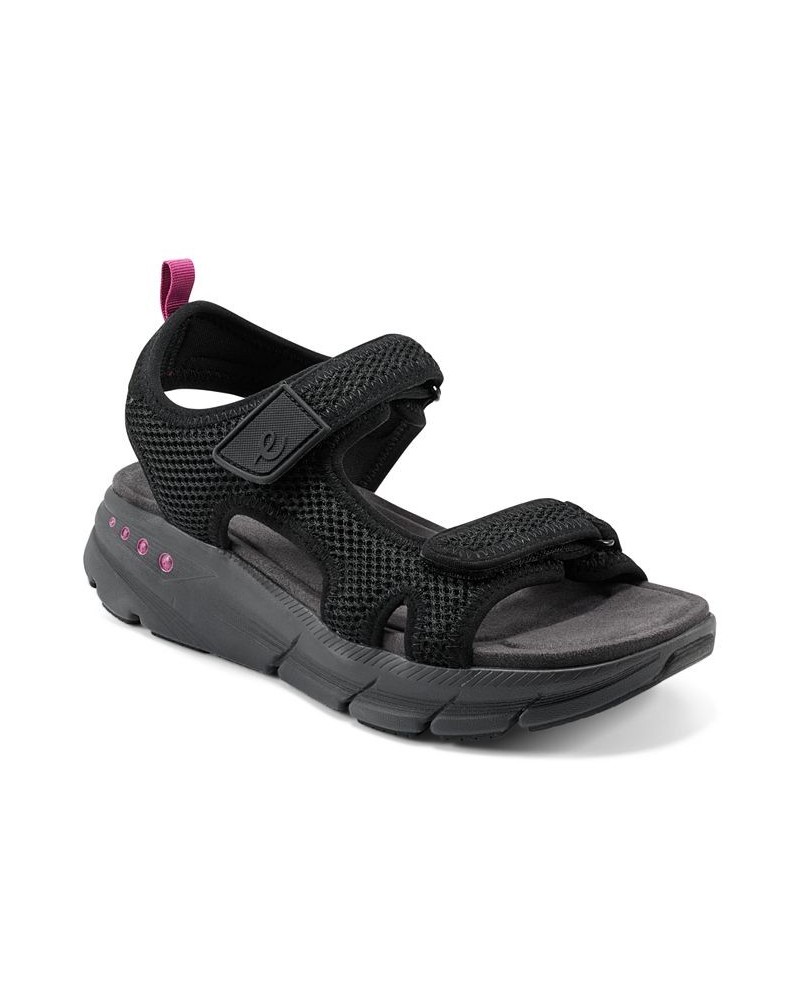 Women's Maison Emove Walking Sandals Black $41.83 Shoes