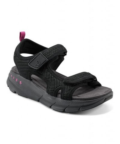 Women's Maison Emove Walking Sandals Black $41.83 Shoes