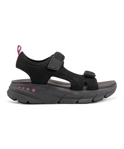 Women's Maison Emove Walking Sandals Black $41.83 Shoes