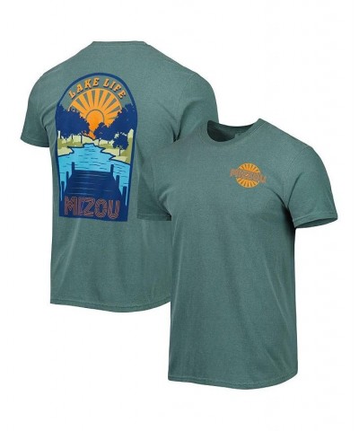 Men's Green Missouri Tigers Lake Life Comfort Color T-shirt $22.39 T-Shirts