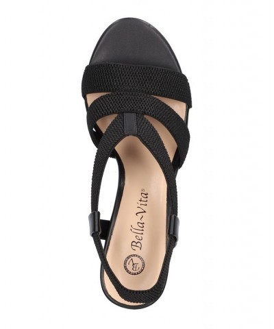 Women's Jodi Stretch Sandals Black $32.85 Shoes