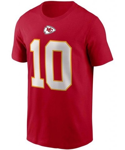 Men's Tyreek Hill Red Kansas City Chiefs Name and Number T-shirt $20.70 T-Shirts