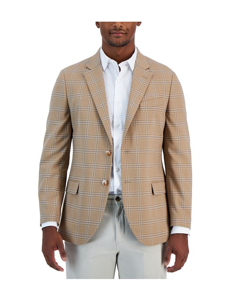 Men's Modern-Fit Plaid Sport Coat PD03 $37.40 Blazers