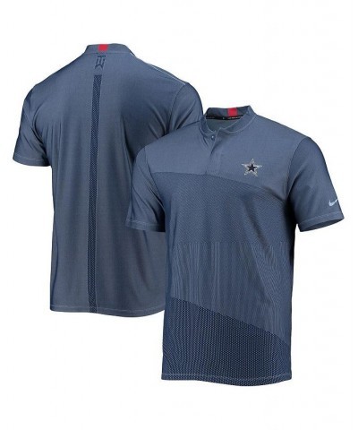 Men's Navy Dallas Cowboys Blade Performance Polo $46.00 Polo Shirts