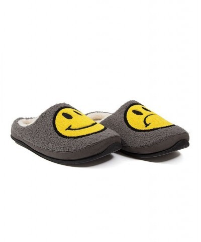 Men's Slipperooz Wink S.U.P.R.O Sock Cushioned Indoor Outdoor Clog Slipper Gray $28.49 Shoes