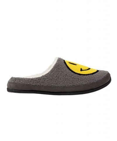 Men's Slipperooz Wink S.U.P.R.O Sock Cushioned Indoor Outdoor Clog Slipper Gray $28.49 Shoes