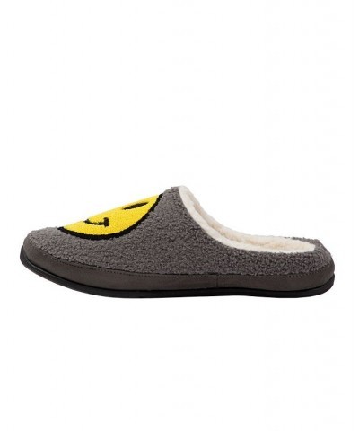 Men's Slipperooz Wink S.U.P.R.O Sock Cushioned Indoor Outdoor Clog Slipper Gray $28.49 Shoes