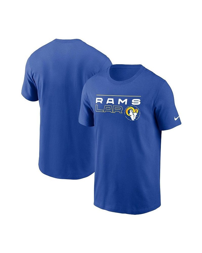 Men's Royal Los Angeles Rams Broadcast Essential T-shirt $23.19 T-Shirts