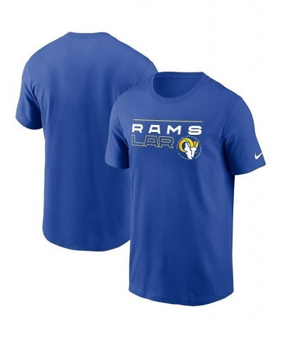 Men's Royal Los Angeles Rams Broadcast Essential T-shirt $23.19 T-Shirts