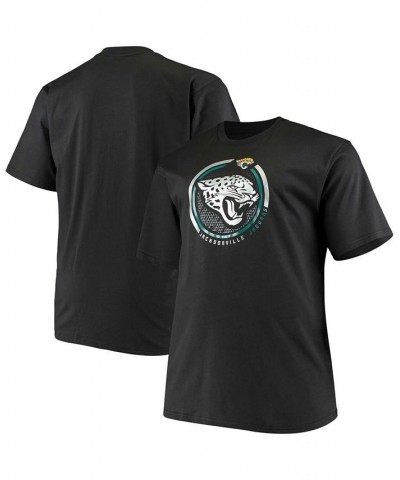 Men's Big and Tall Black Jacksonville Jaguars Color Pop T-shirt $20.87 T-Shirts