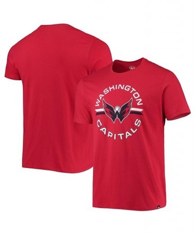 Men's '47 Red Washington Capitals Assist Super Rival T-shirt $21.45 T-Shirts