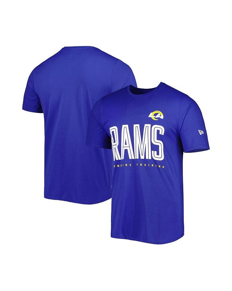 Men's Royal Los Angeles Rams Combine Authentic Training Huddle Up T-shirt $14.85 T-Shirts