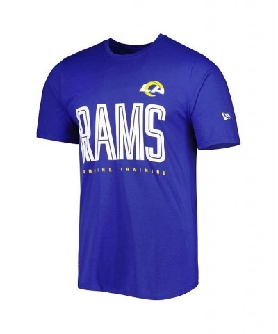 Men's Royal Los Angeles Rams Combine Authentic Training Huddle Up T-shirt $14.85 T-Shirts