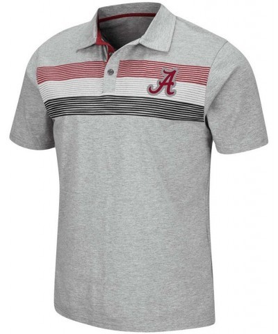 Men's Heathered Gray Alabama Crimson Tide Stinson Polo $22.50 Polo Shirts