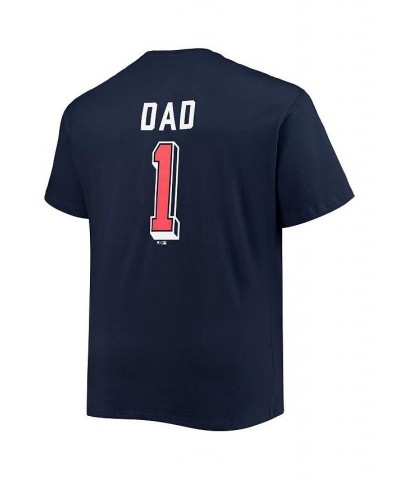 Men's Navy Cleveland Guardians Big and Tall Father's Day 1 Dad T-shirt $23.00 T-Shirts