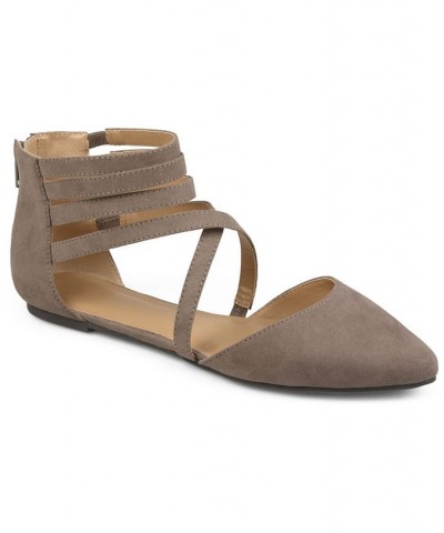 Women's Marlee Flat Tan/Beige $38.40 Shoes